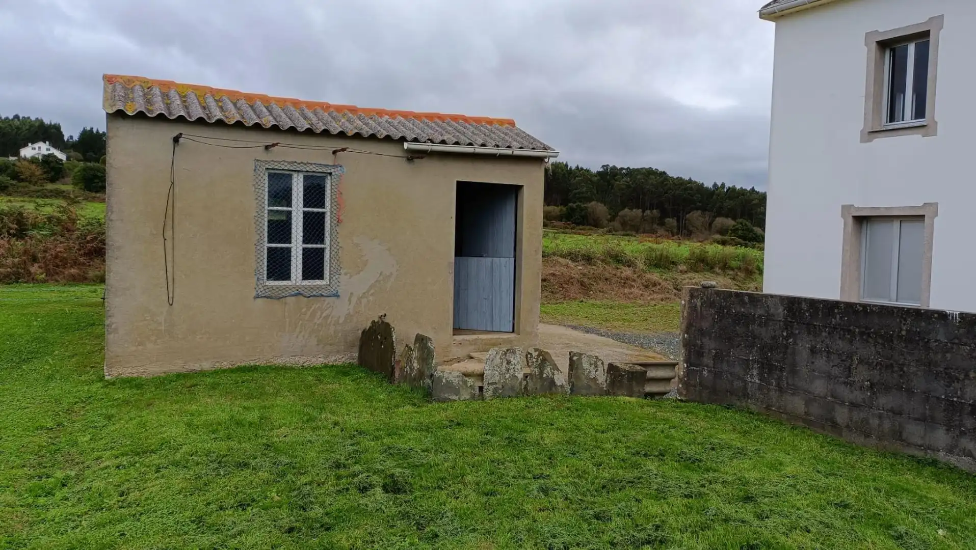 Exterior view of Houses for sale in Ortigueira  with Private garden, Storage room and Furnished