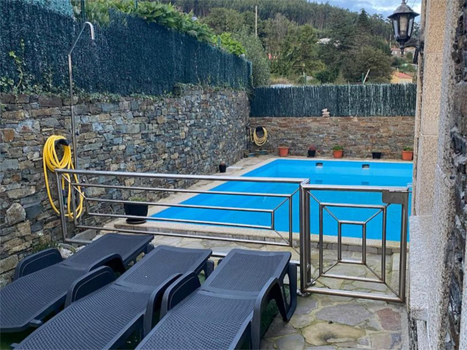 Swimming pool of Flat for sale in Cedeira  with Air Conditioner, Heating and Private garden