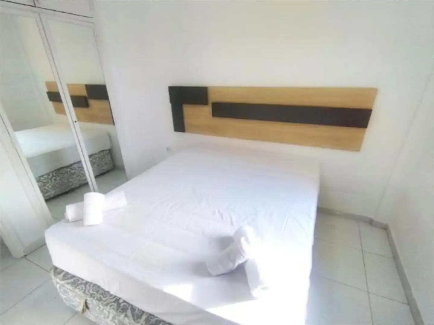 Flat for rent in Calle Kennedy, 5, Levante Alto Bedroom of Flat for rent in Benidorm with Air Conditioner, Heating and Private garden