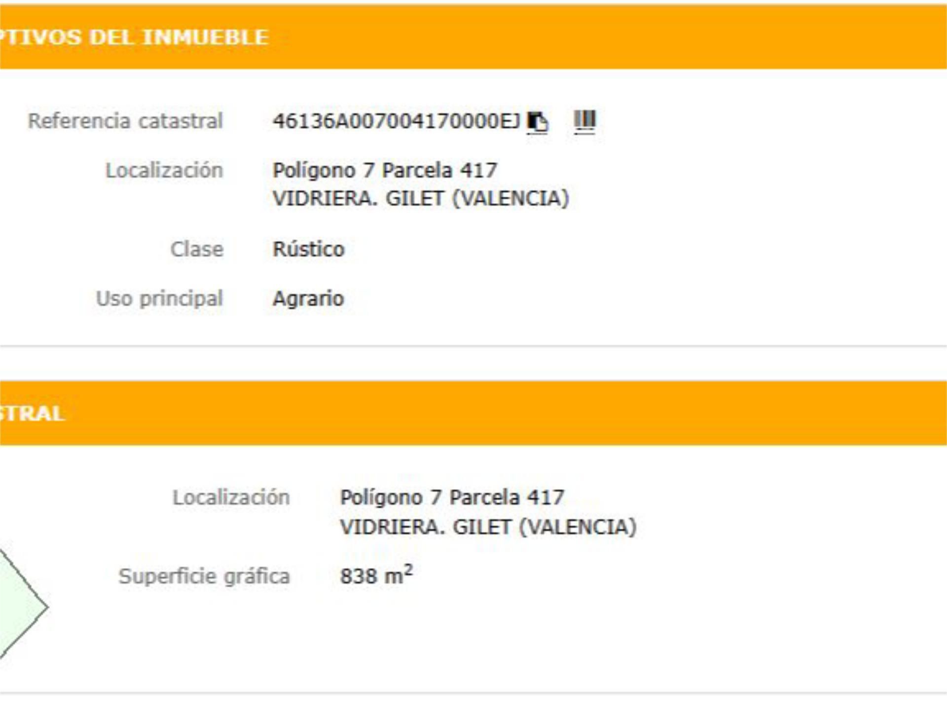Terreno en venta en Gilet