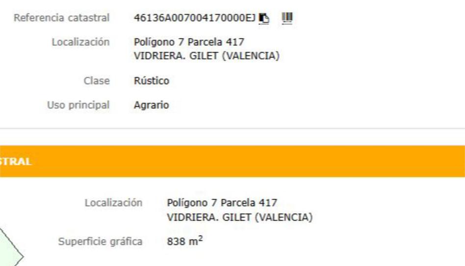 Foto 1 de Terreno en venta en Calle Bétera, 1, Gilet, Valencia