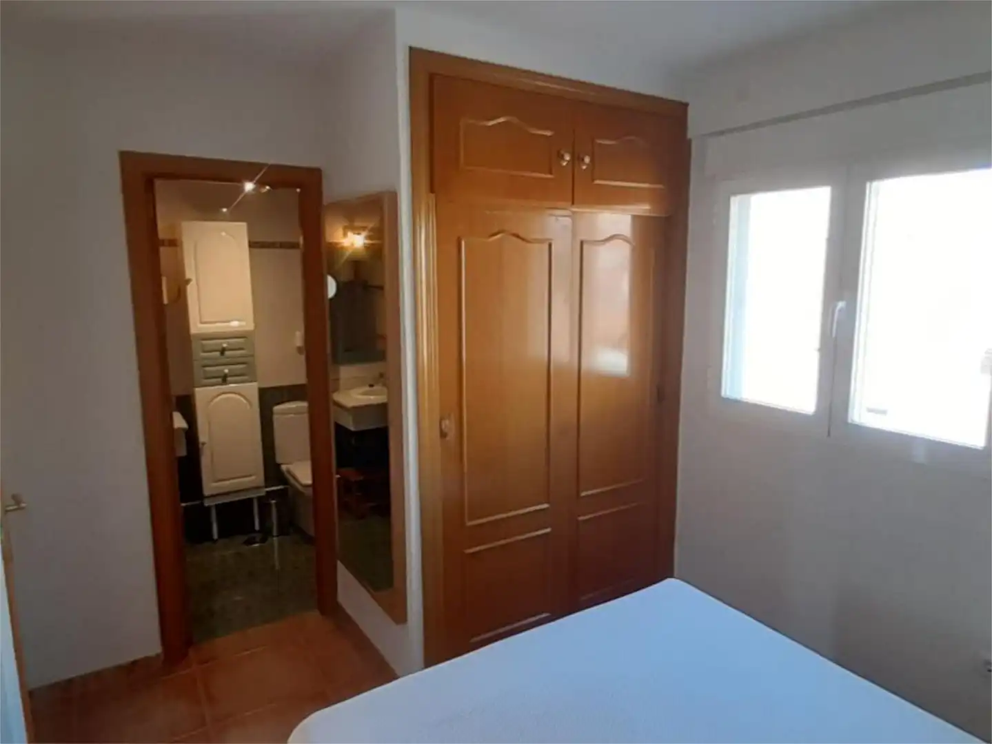 Bedroom of Flat for sale in  Madrid Capital  with Air Conditioner, Terrace and Balcony