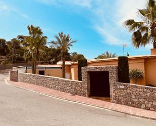 Exterior view of House or chalet for sale in Santa Eulària des Riu  with Air Conditioner, Terrace and Swimming Pool