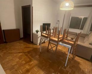 Dining room of Flat to rent in  Madrid Capital  with Heating, Parquet flooring and Furnished