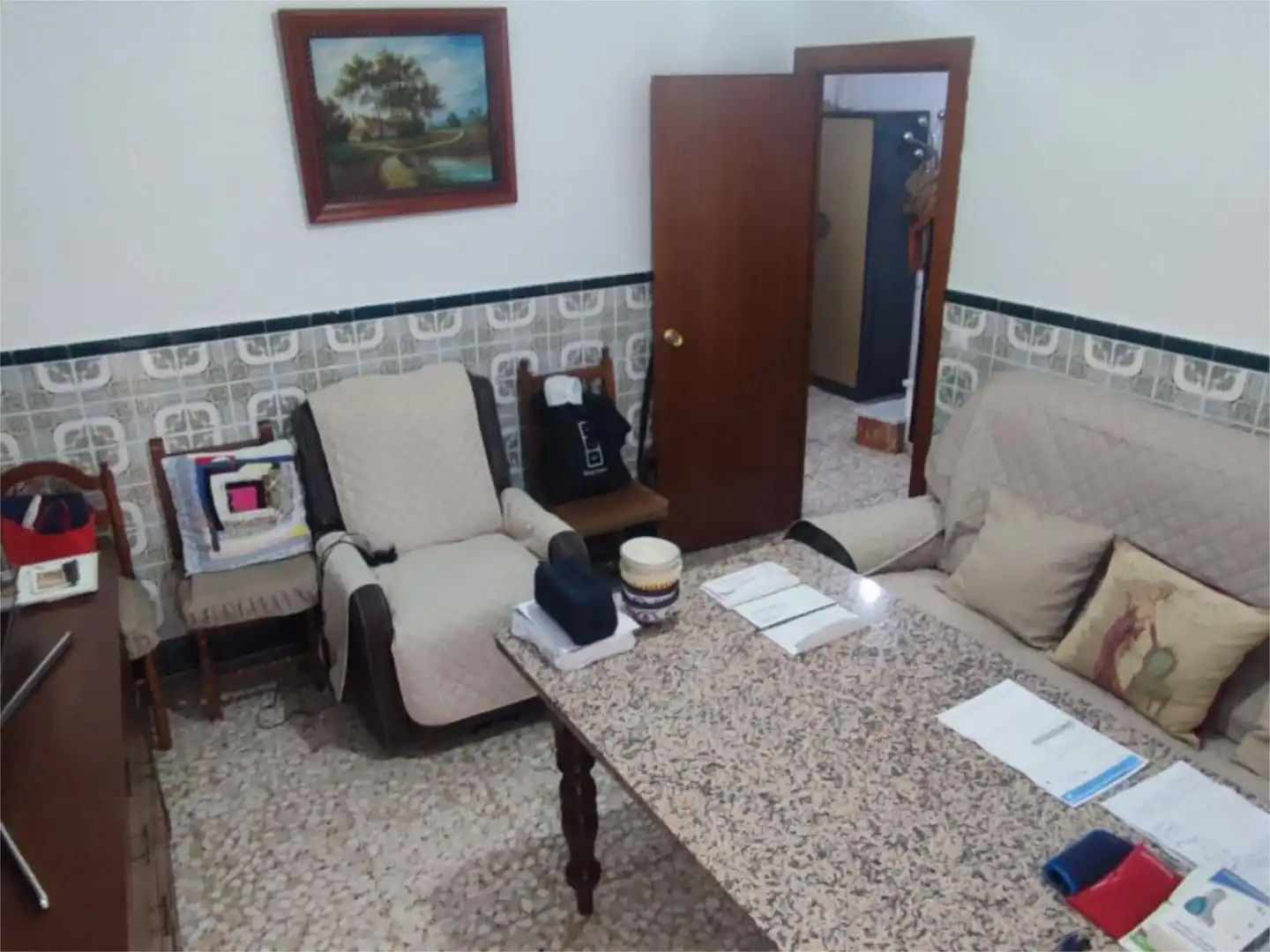 Pis en venda a Calle Pablo de Olavide, 11, San Sebastián de los Ballesteros Sala d'estar de Pis en venda en San Sebastián de los Ballesteros amb Aire condicionat, Calefacció i Terrassa