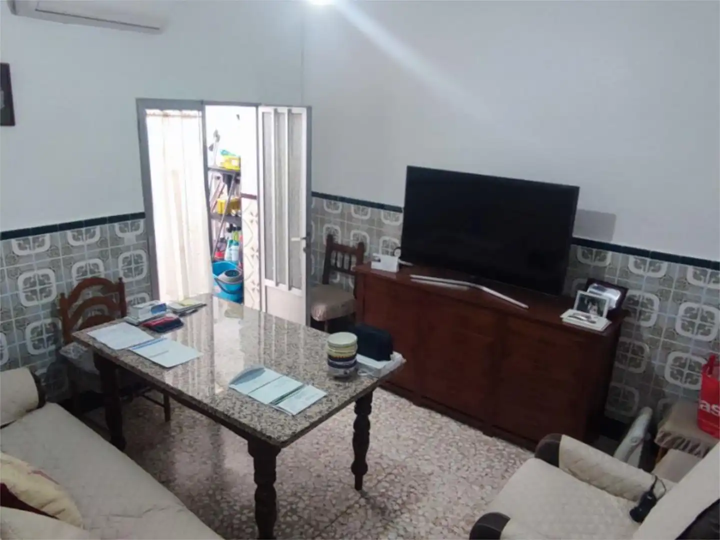 Pis en venda a Calle Pablo de Olavide, 11, San Sebastián de los Ballesteros Sala d'estar de Pis en venda en San Sebastián de los Ballesteros amb Aire condicionat, Calefacció i Terrassa