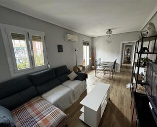 Living room of Apartment to share in  Madrid Capital  with Air Conditioner, Heating and Terrace