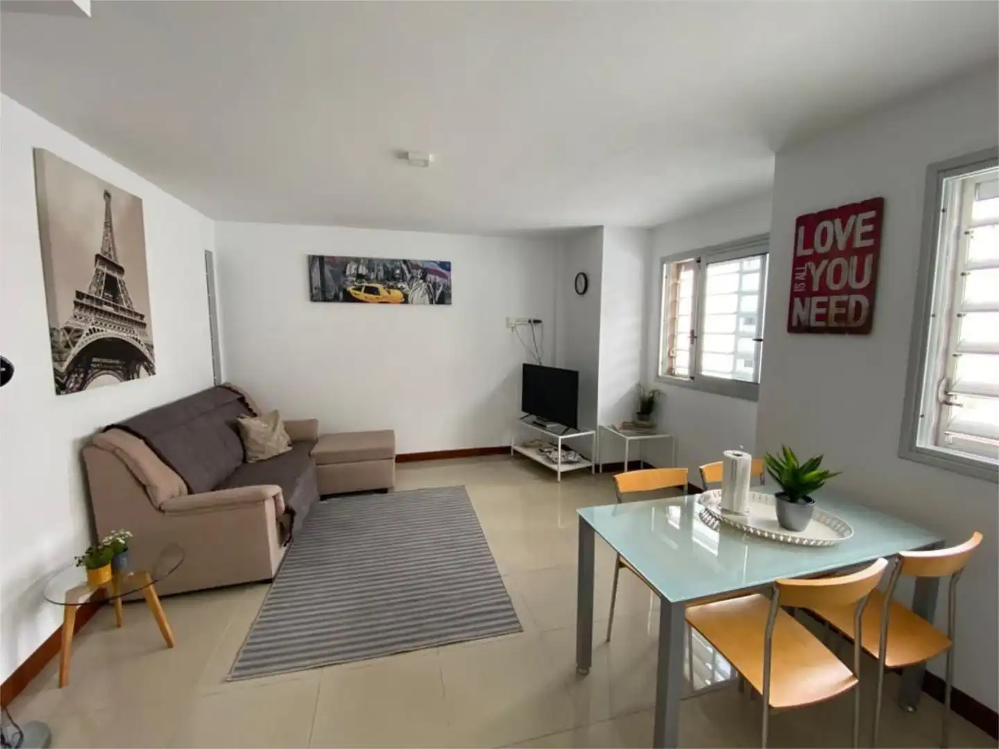 Sala de estar de Piso de alquiler en Santa Cruz de Tenerife con Amueblado