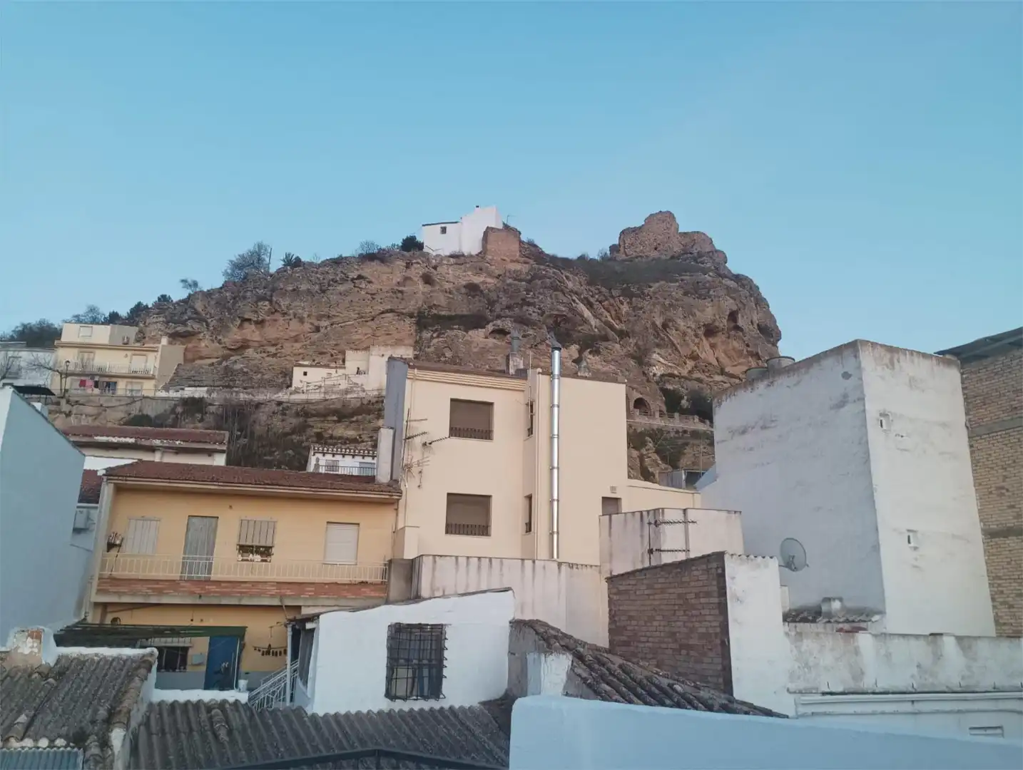 Vista exterior de Casa adosada en venta en Zagra con Aire acondicionado, Calefacción y Parquet