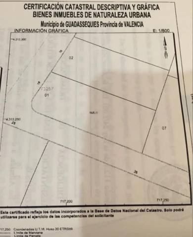 Terreno en Venta en Partida Escal, 25 en Guadasequies