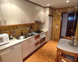 Kitchen of Flat to rent in  Madrid Capital  with Heating, Parquet flooring and Terrace