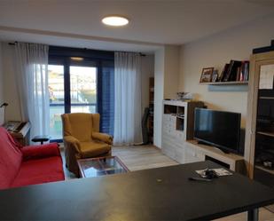 Living room of Flat for sale in Salamanca Capital  with Heating, Private garden and Parquet flooring