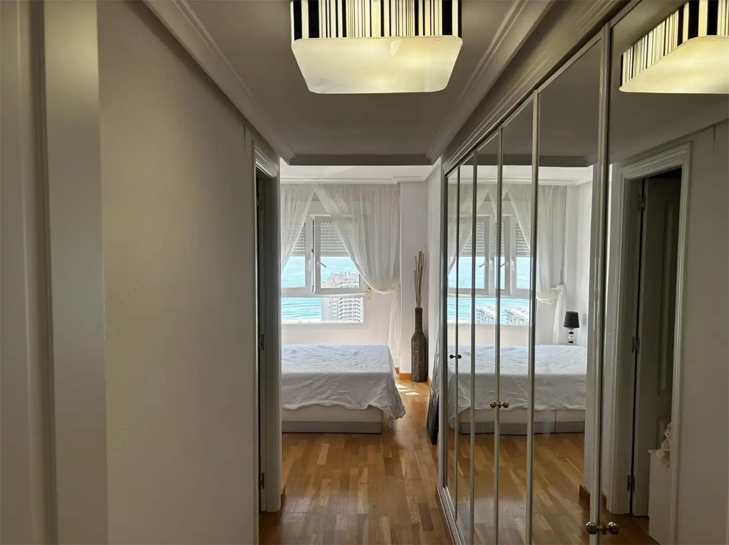 Bedroom of Flat for sale in El Campello  with Air Conditioner, Heating and Parquet flooring
