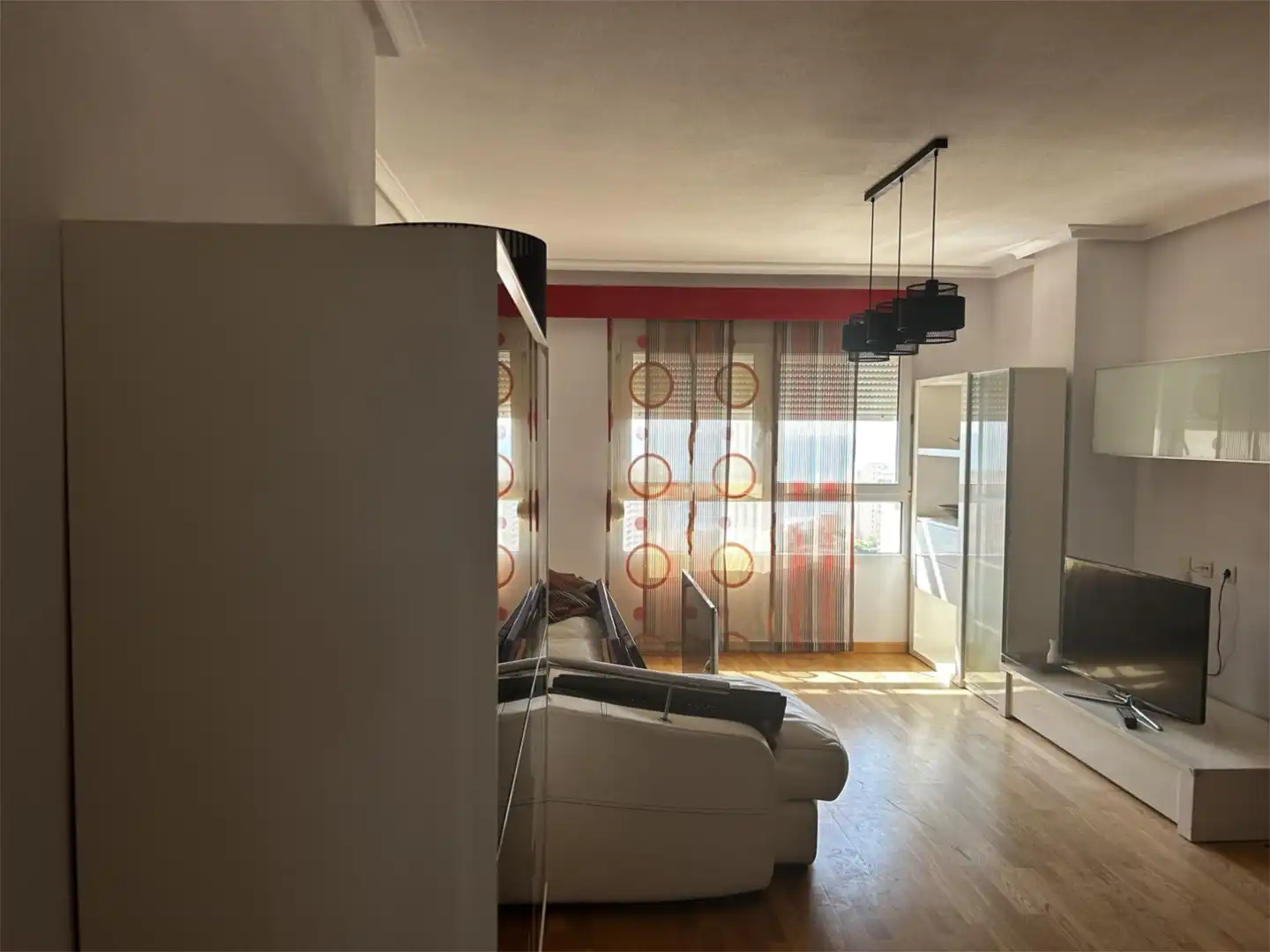 Living room of Flat for sale in El Campello  with Air Conditioner, Heating and Parquet flooring