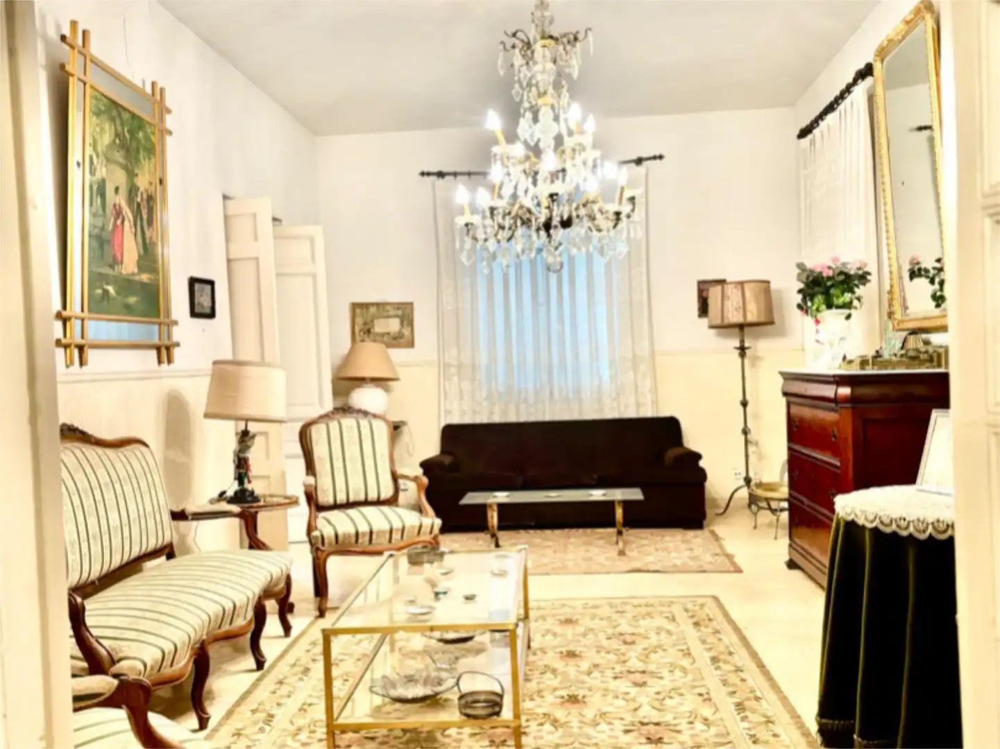 Sala de estar de Casa o chalet en venta en El Molar (Madrid) con Calefacción, Jardín privado y Parquet