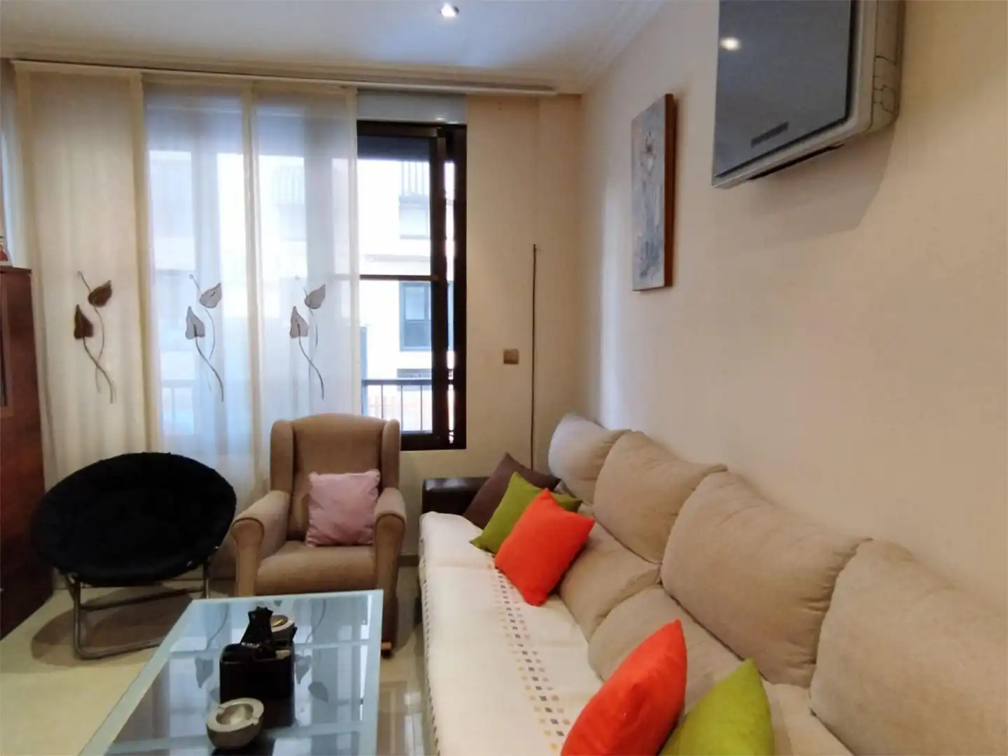 Wohnung zum Verkauf in Calle Virgen del Carmen, 5, Playa Levante Wohnzimmer von Wohnung zum Verkauf in Santa Pola mit Klimaanlage