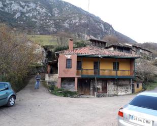 Vista exterior de Casa o xalet en venda en Riosa amb Parquet, Terrassa i Moblat