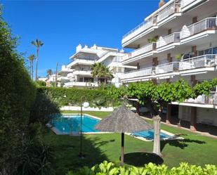 Exterior view of Flat for sale in Sitges  with Terrace, Swimming Pool and Balcony