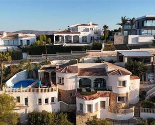 Exterior view of Single-family semi-detached for sale in Moraira  with Heating, Private garden and Terrace