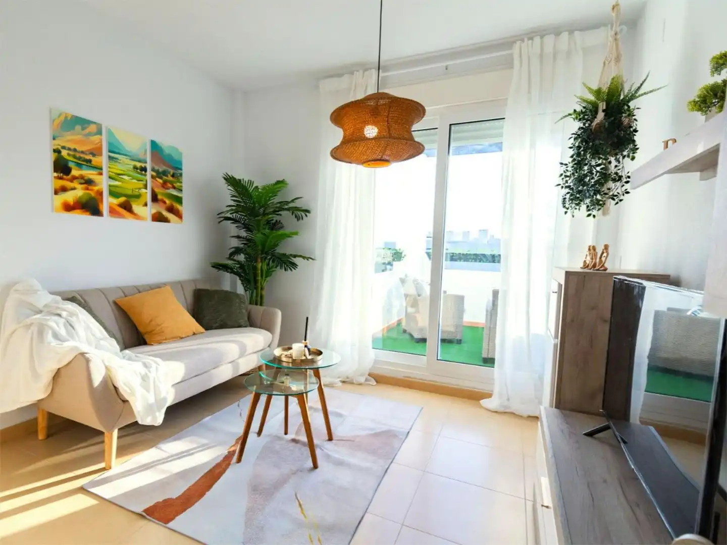 Attic for sale in Calle Lance Armstrong, 20, Terrazas de la Torre Golf Living room of Attic for sale in Torre-Pacheco with Air Conditioner, Terrace and Swimming Pool