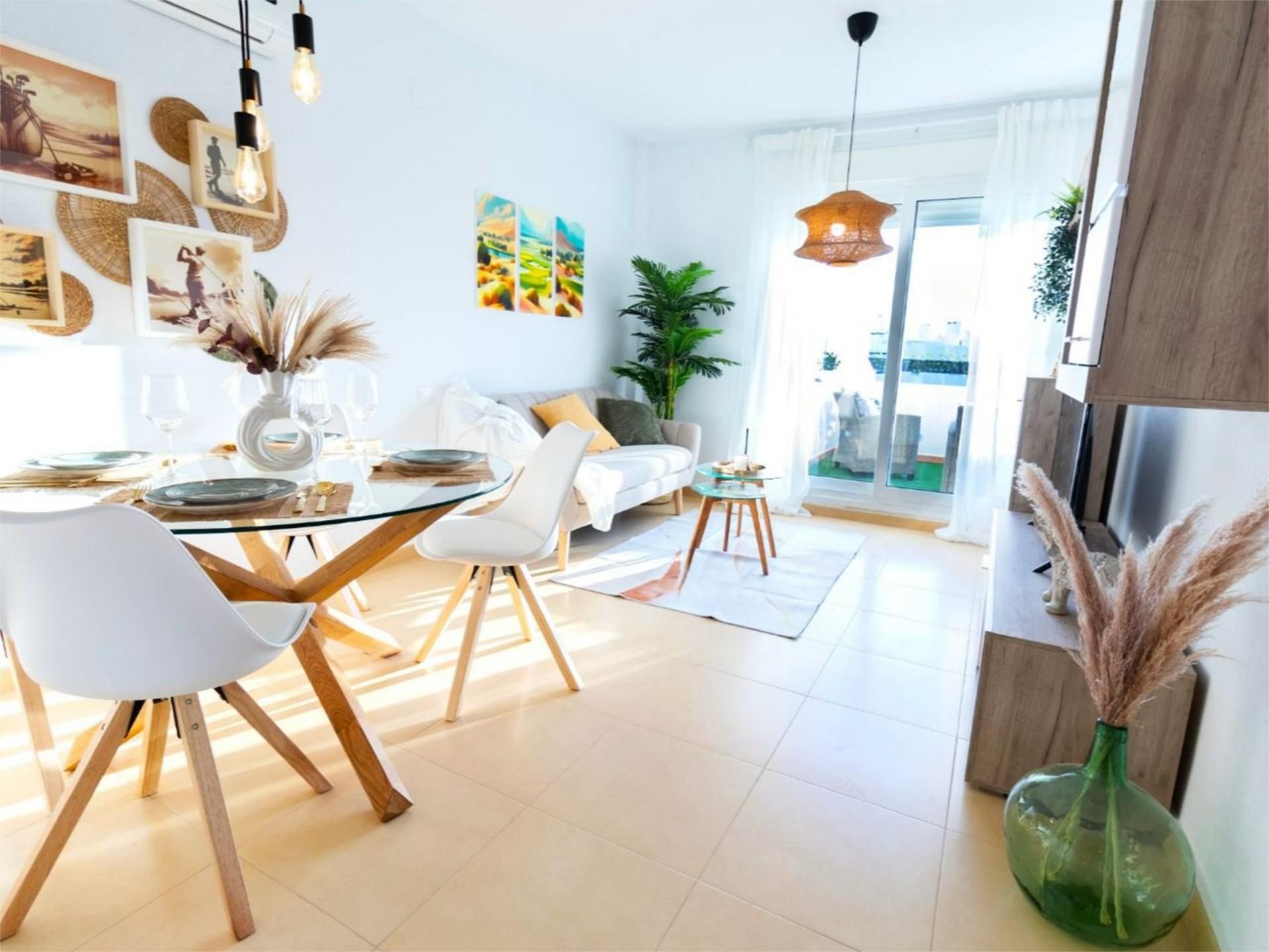 Living room of Attic for sale in Torre-Pacheco  with Air Conditioner, Terrace and Swimming Pool