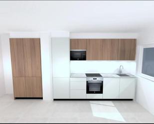 Kitchen of Flat for sale in A Coruña Capital   with Heating, Parquet flooring and Furnished