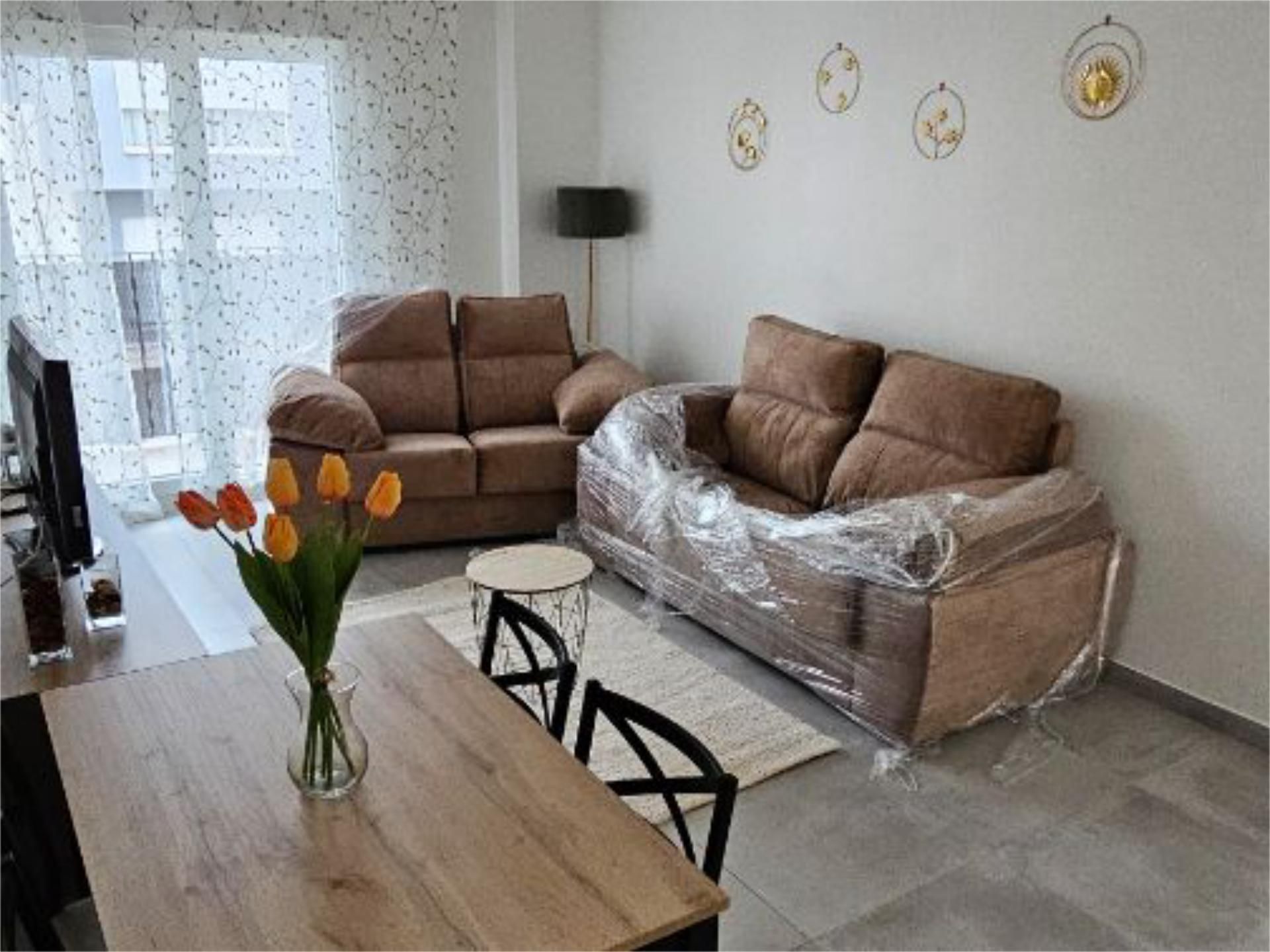 Living room of Flat to rent in Mérida  with Air Conditioner, Heating and Terrace