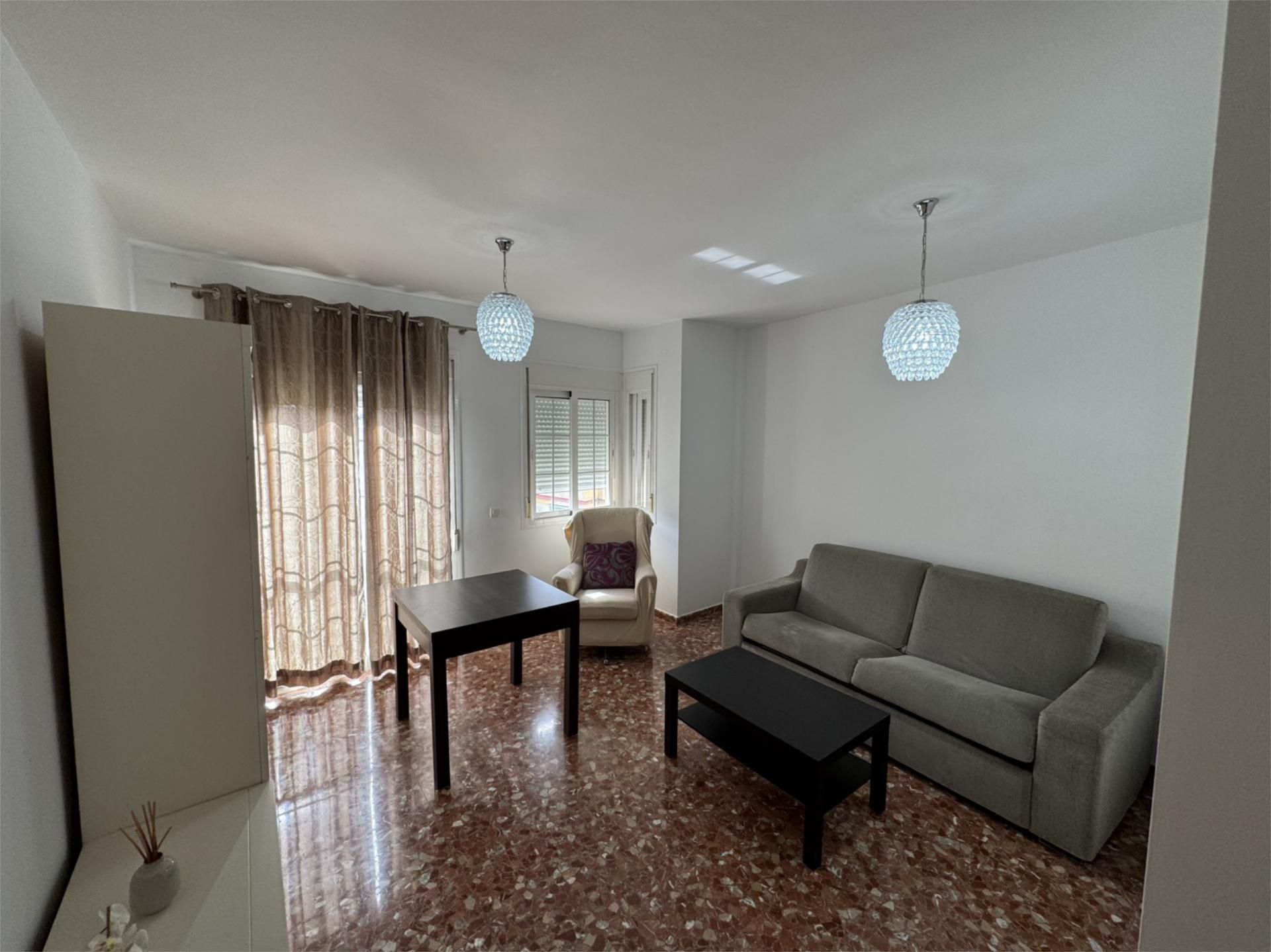 Living room of Flat for sale in Málaga Capital  with Air Conditioner, Heating and Furnished