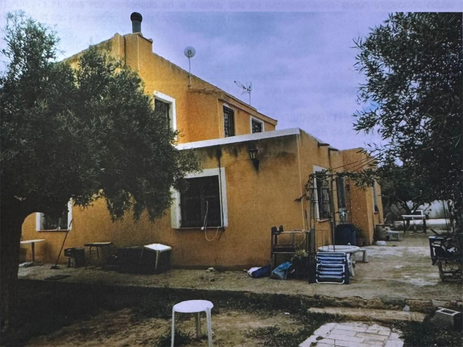 Vista exterior de Finca rústica en venda en Mutxamel amb Calefacció, Jardí privat i Piscina