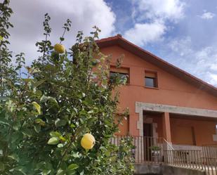 Vista exterior de Casa o xalet de lloguer en Pozorrubio amb Terrassa i Balcó