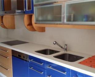 Kitchen of Flat to share in Ourense Capital   with Heating, Terrace and Furnished