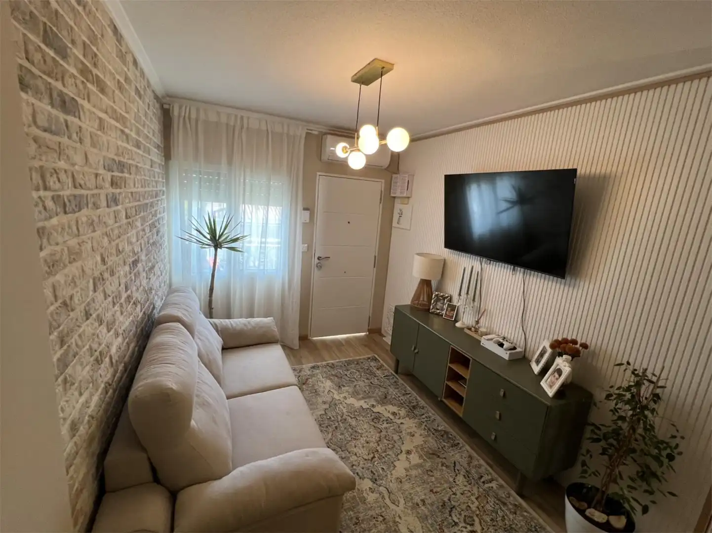 Living room of Flat for sale in Pilar de la Horadada  with Air Conditioner, Heating and Parquet flooring