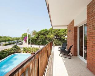 Terrace of Flat to rent in Castelldefels  with Air Conditioner, Heating and Parquet flooring