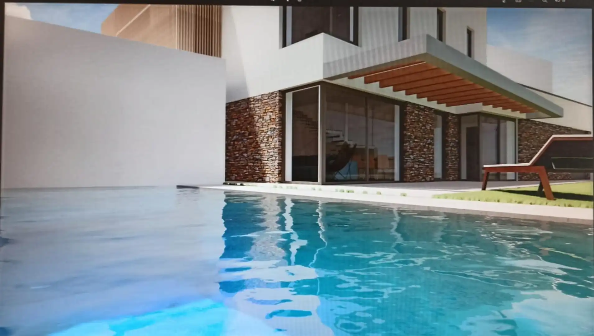 Piscina de Casa o xalet en venda en Sarria amb Jardí privat i Piscina
