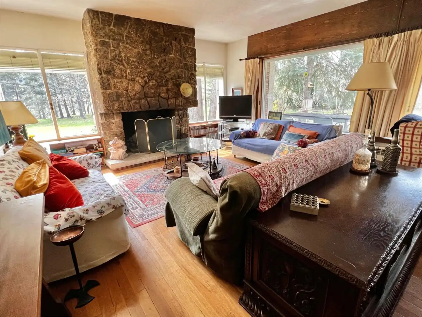 Country homes for sale in Camino de el Palero, 1, Rascafría Living room of Country homes for sale in Rascafría with Air Conditioner, Heating and Private garden