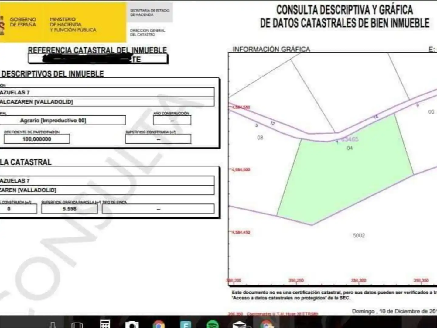 Non-constructible Land for sale in Camino Brazuelas, 7, Alcazarén Non-constructible Land for sale in Alcazarén