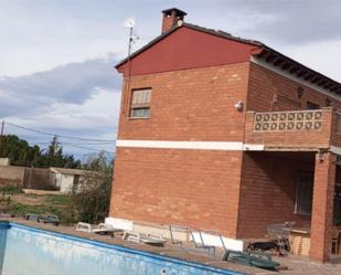 Exterior view of Single-family semi-detached for sale in Tarazona  with Air Conditioner, Heating and Private garden