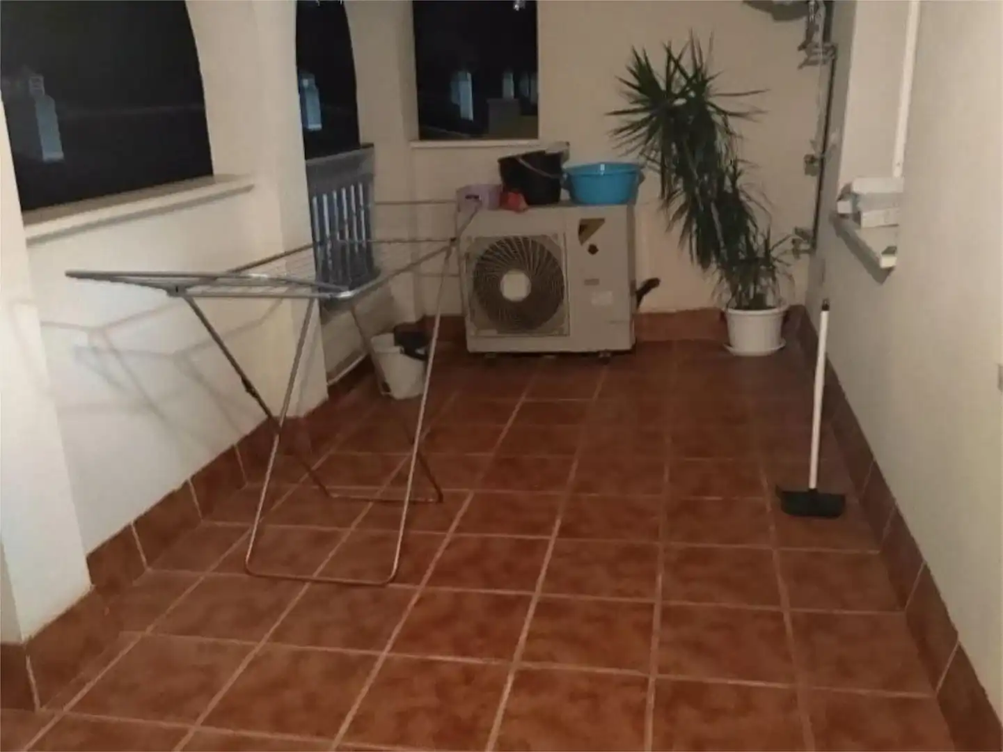 Balcony of Flat for share in Benalmádena  with Air Conditioner, Heating and Private garden