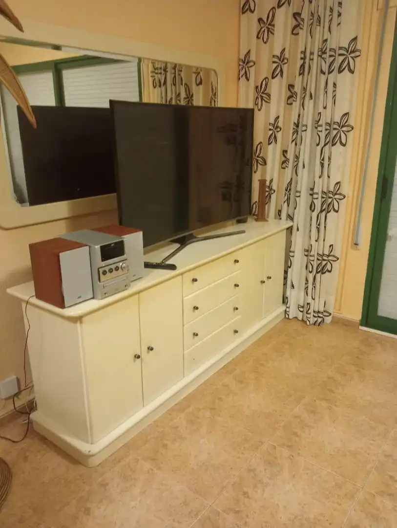 Living room of Flat for rent in La Manga del Mar Menor  with Furnished, Oven and Washing machine