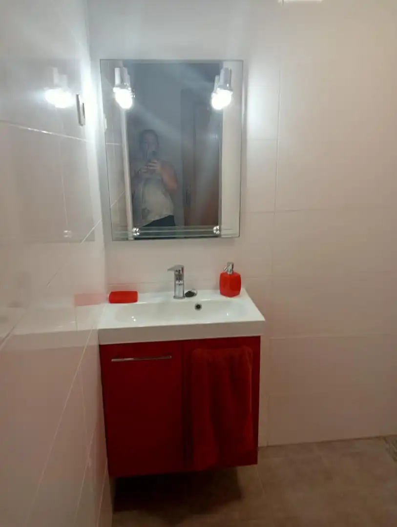 Bathroom of Flat for rent in La Manga del Mar Menor  with Furnished, Oven and Washing machine