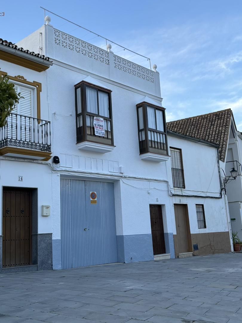 Exterior view of Single-family semi-detached for sale in Olvera  with Terrace, Storage room and Furnished