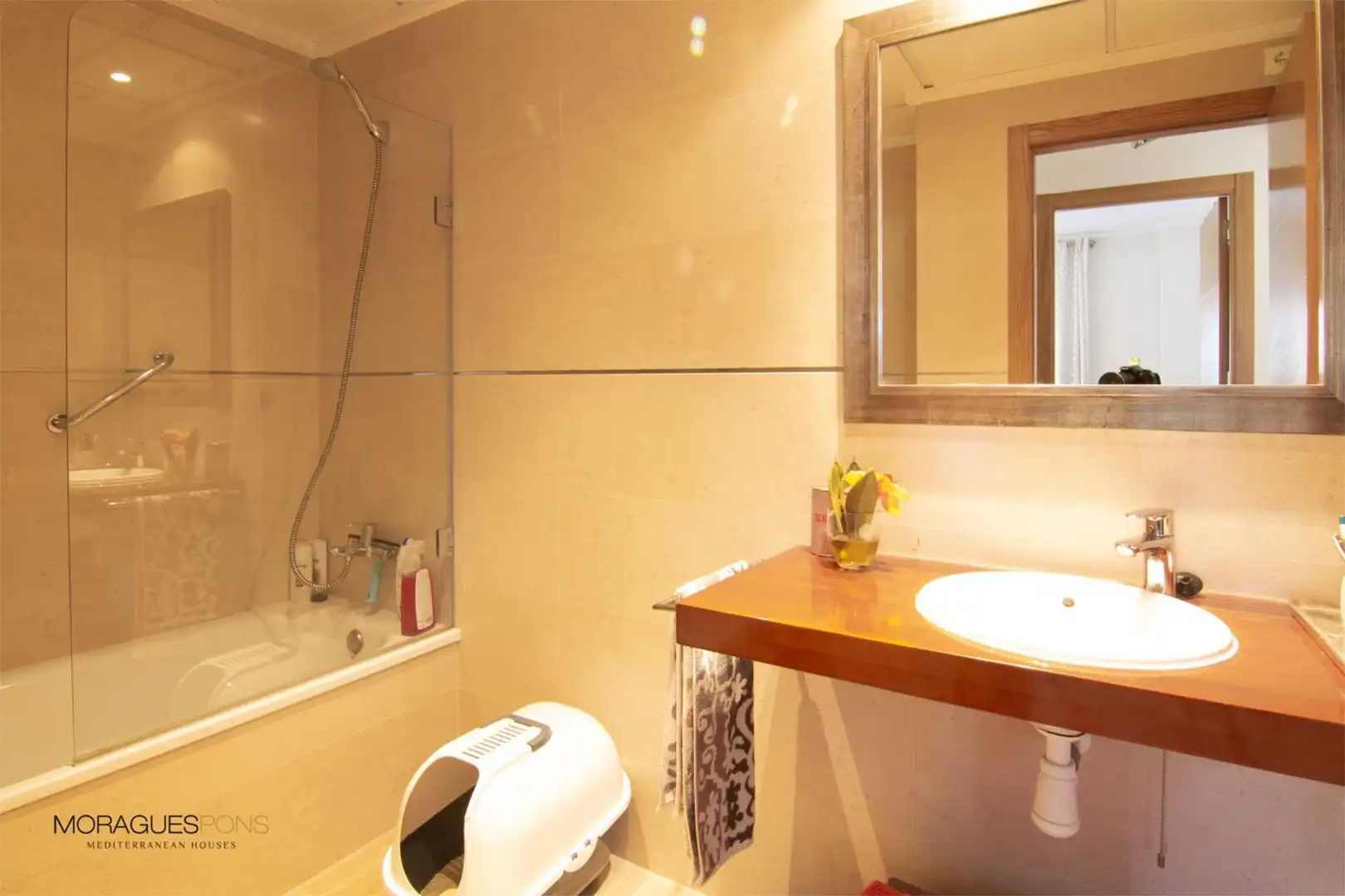Apartament de lloguer a Carrer Vall de Gallinera, 7, Centro ciudad Bany de Apartament de lloguer en Jávea / Xàbia amb Aire condicionat, Calefacció i Jardí privat
