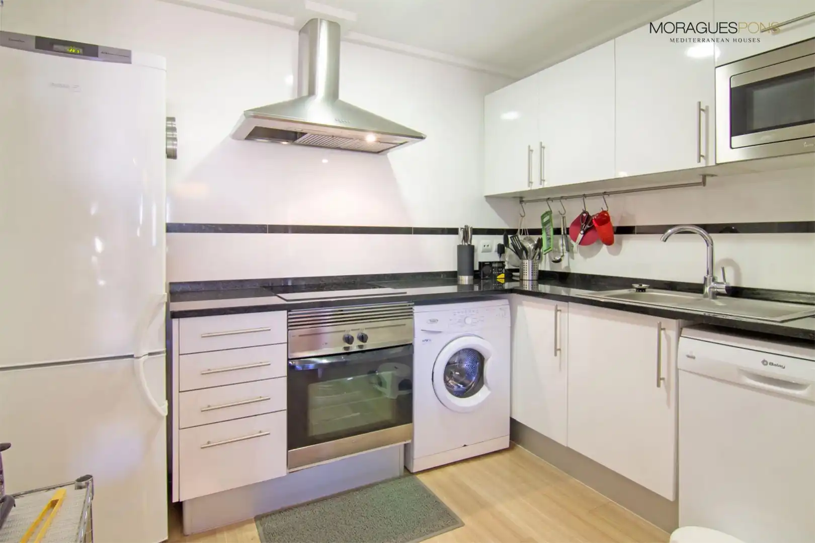 Apartament de lloguer a Carrer Vall de Gallinera, 7, Centro ciudad Cuina de Apartament de lloguer en Jávea / Xàbia amb Aire condicionat, Calefacció i Jardí privat