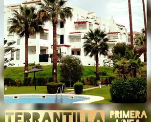 Exterior view of Flat for sale in Islantilla  with Air Conditioner, Terrace and Swimming Pool