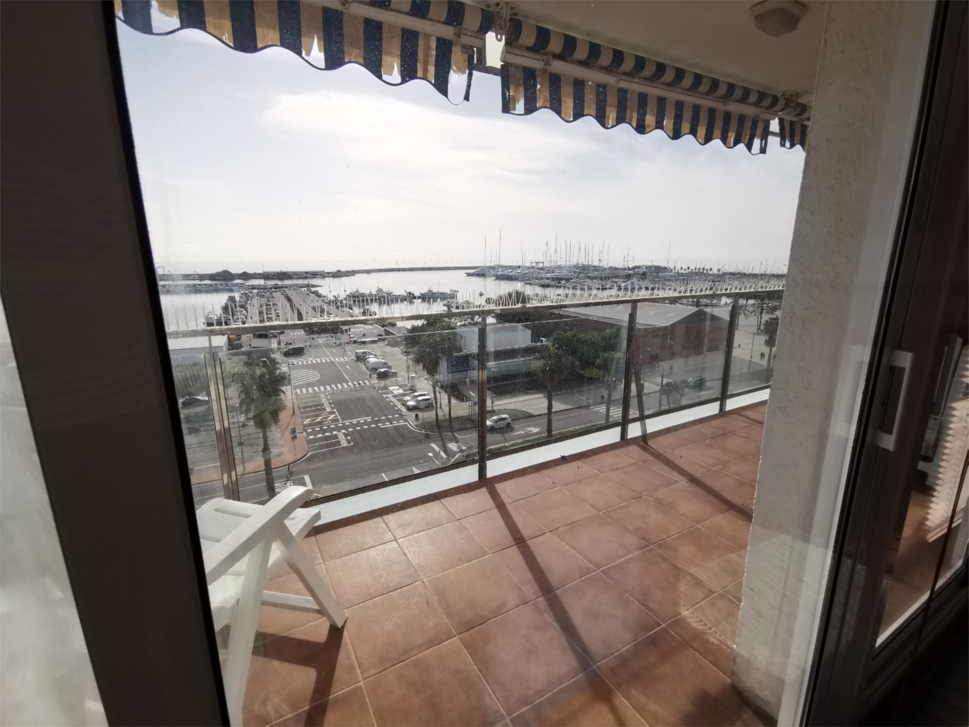 Balcony of Flat to rent in Vilanova i la Geltrú  with Air Conditioner, Terrace and Balcony