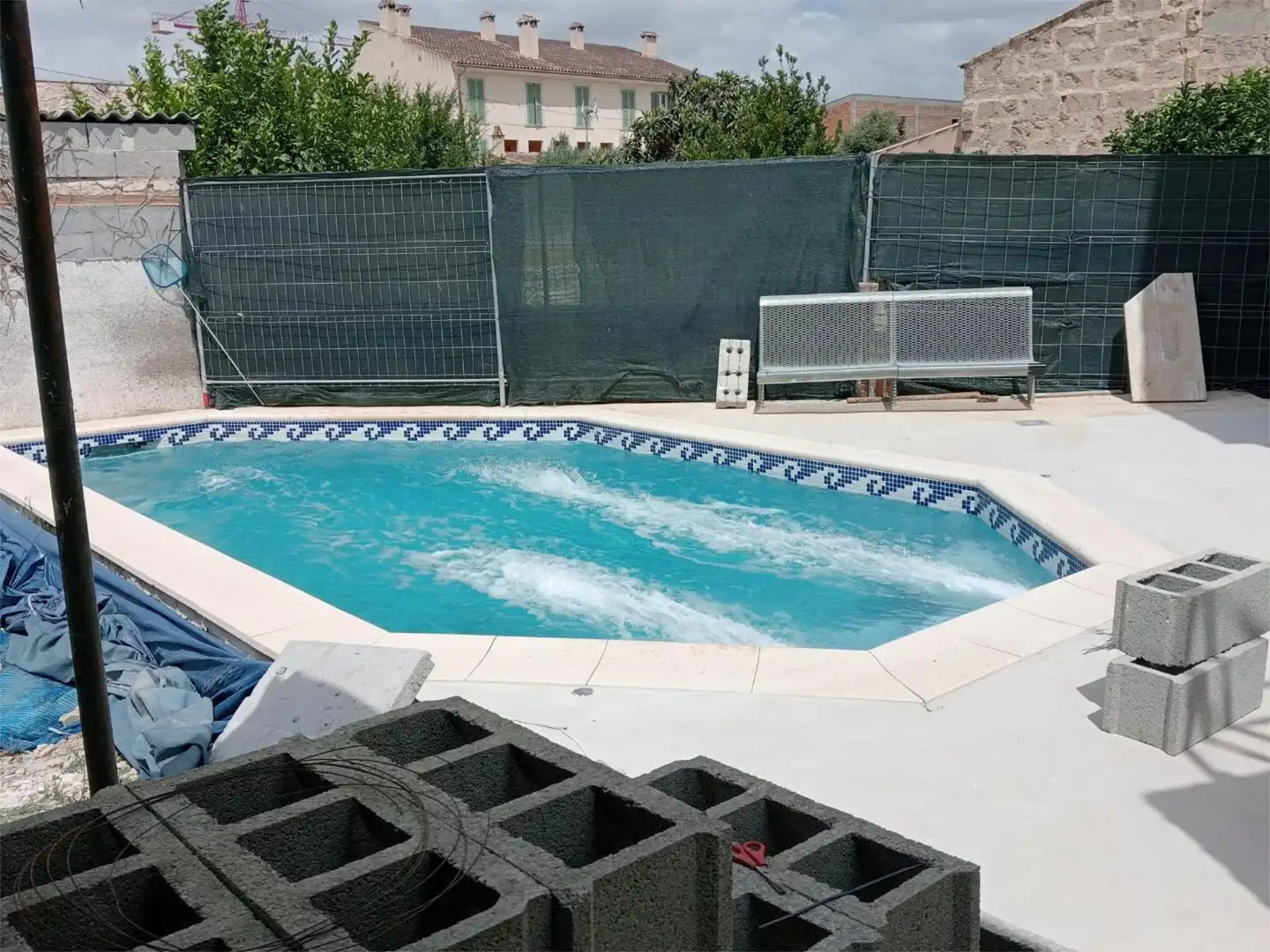 Swimming pool of Houses for sale in Vilafranca de Bonany  with Terrace and Swimming Pool