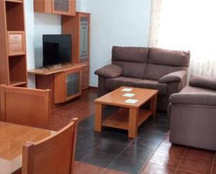 Living room of Flat to rent in Badajoz Capital  with Heating, Terrace and Furnished