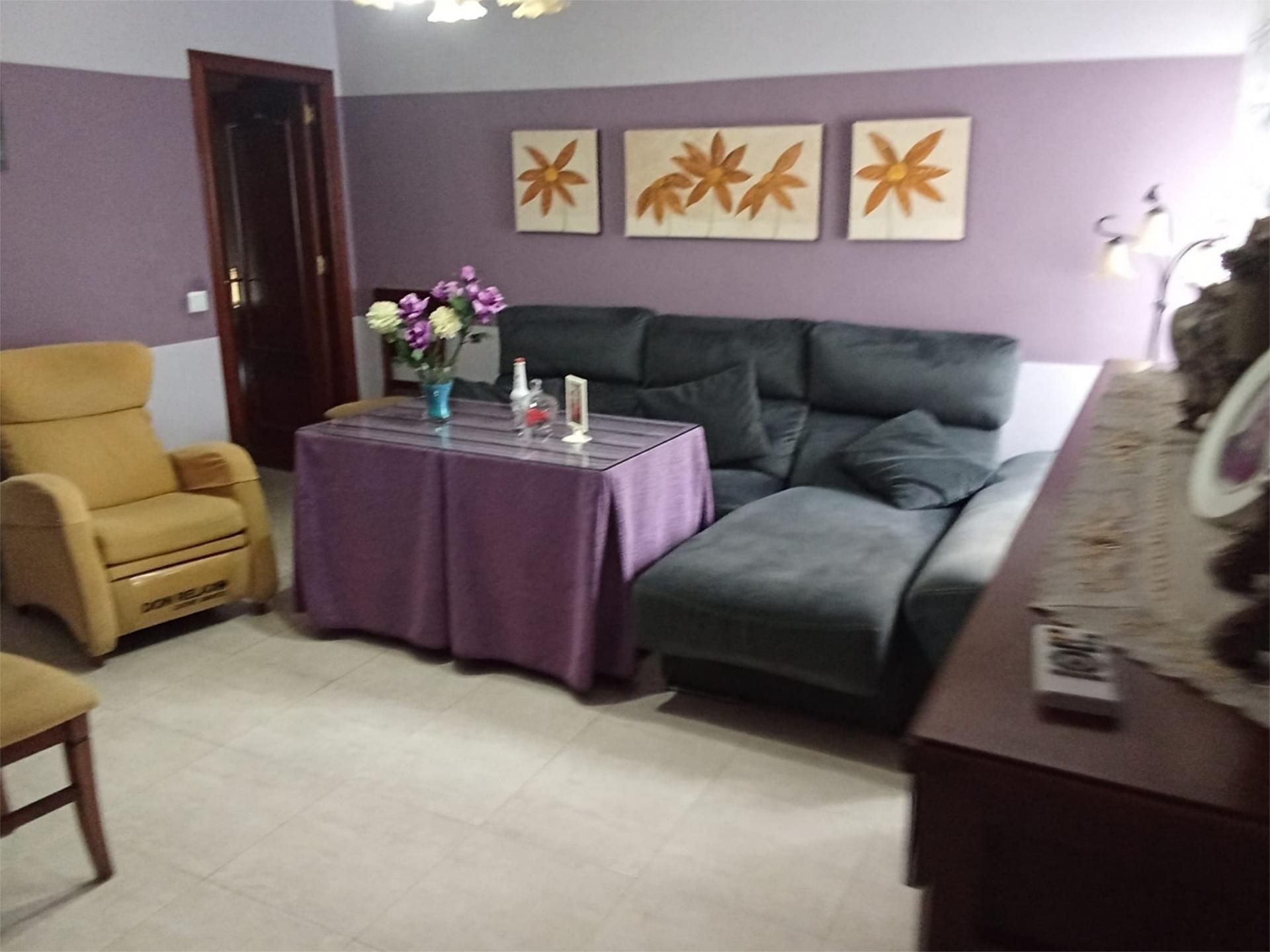 Living room of Flat to share in Lepe  with Air Conditioner, Terrace and Furnished