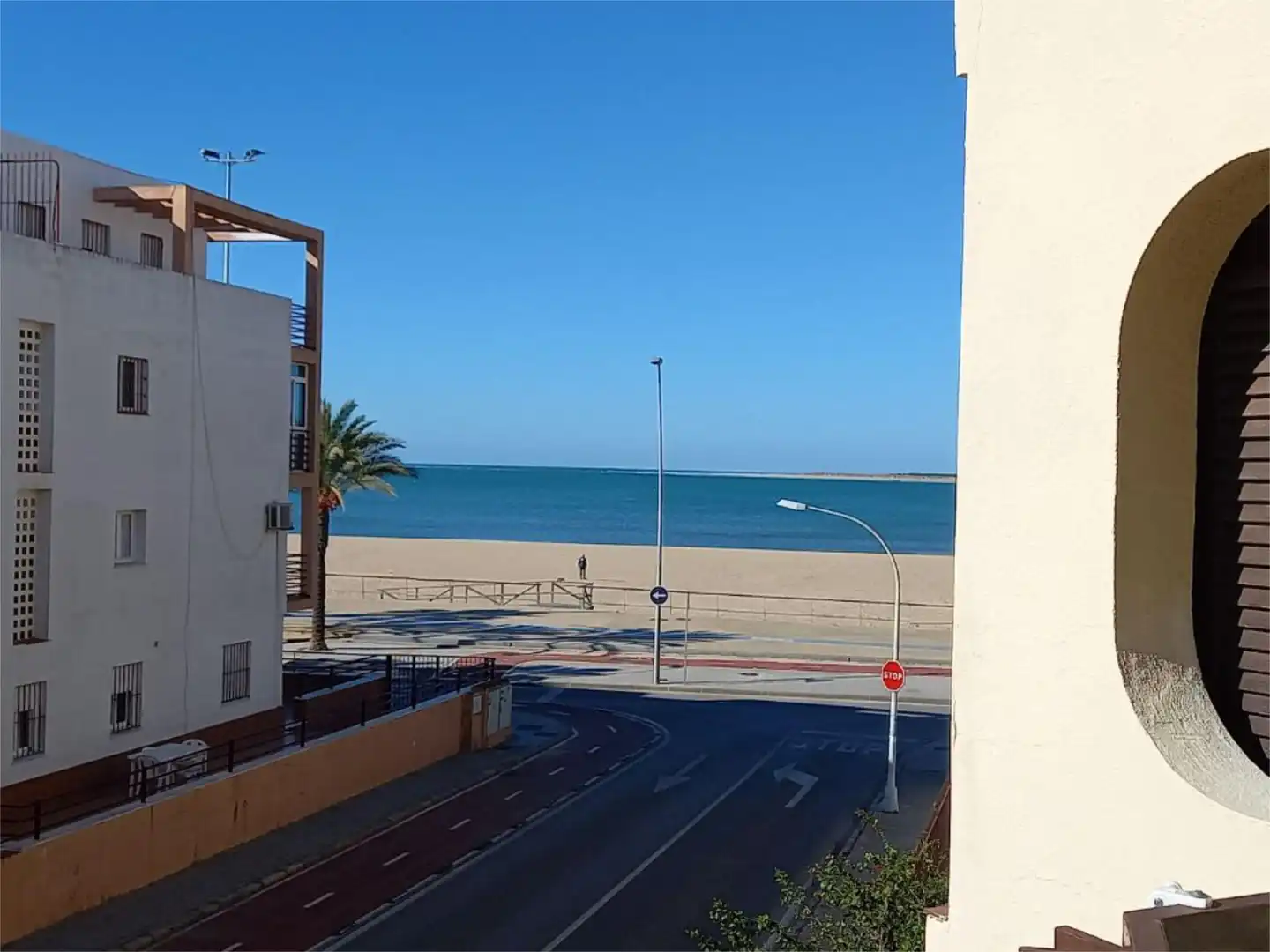 Vista exterior de Piso de alquiler en Sanlúcar de Barrameda con Aire acondicionado, Calefacción y Amueblado