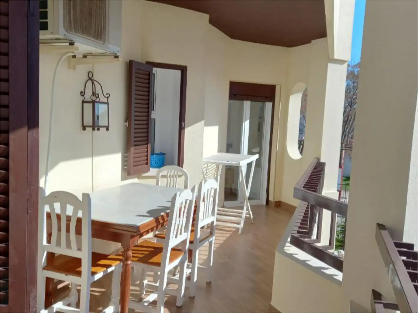 Terraza de Piso de alquiler en Sanlúcar de Barrameda con Aire acondicionado, Calefacción y Amueblado